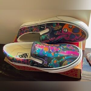 Vans Classic Slip-On “Trippy Drip” NWT Unisex W 9.5 / M 8 – Rare / Sold Out
